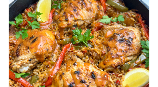 One Pan Peri Peri Chicken & Rice