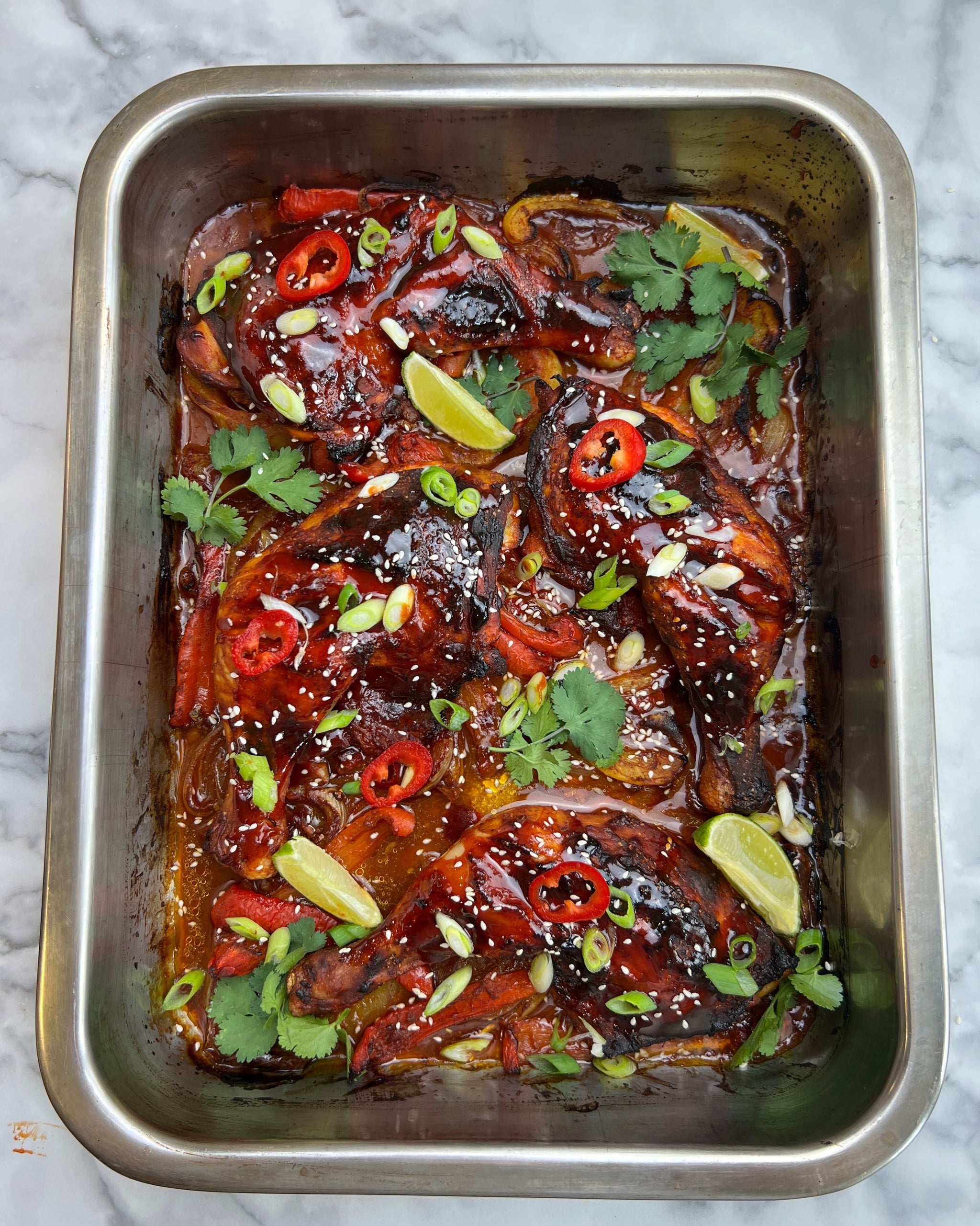 Korean Chicken Traybake
