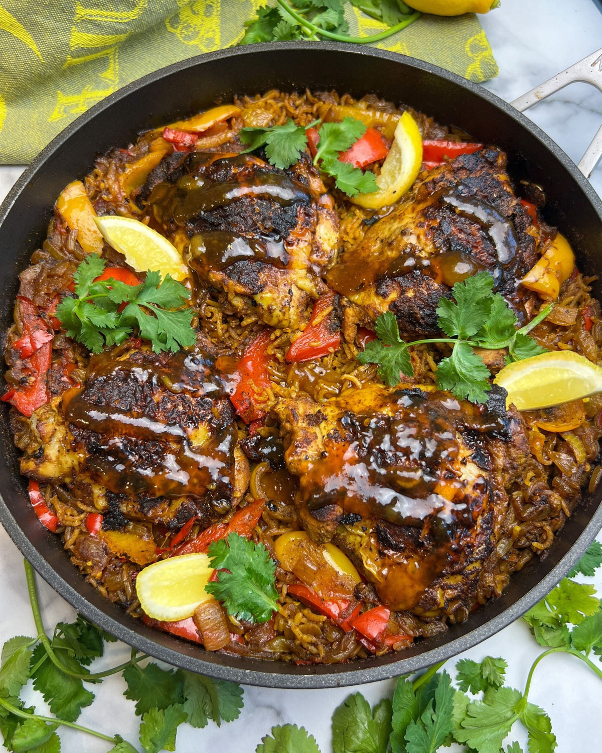 One Pan Chicken Tikka Rice Bake