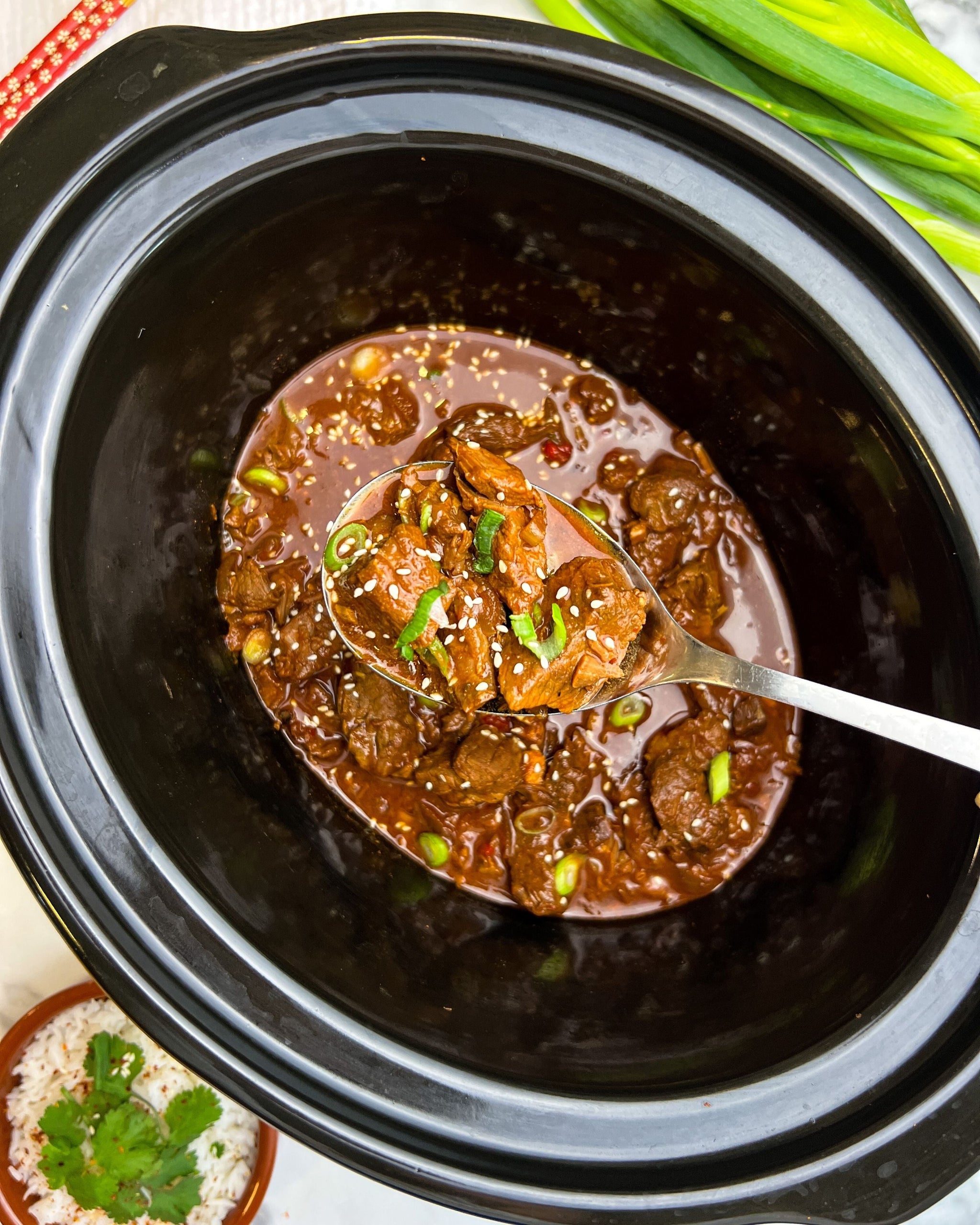Slow Cooker Korean Beef Recipe by Food Blogger Archer Kitchen