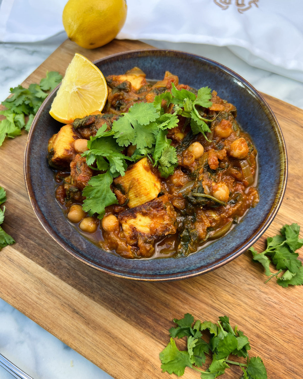 Paneer Chickpea Spinach Curry (Slow Cooker Club Exclusive)