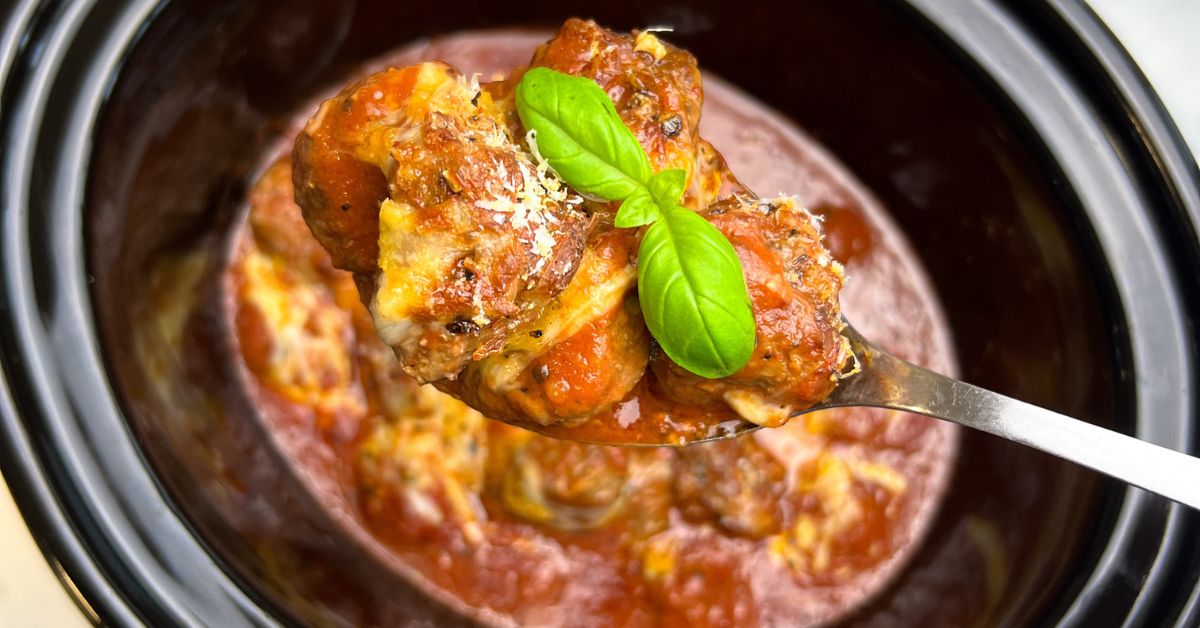 Italian Baked Cheesy Meatballs (Slow Cooker Club Exclusive)