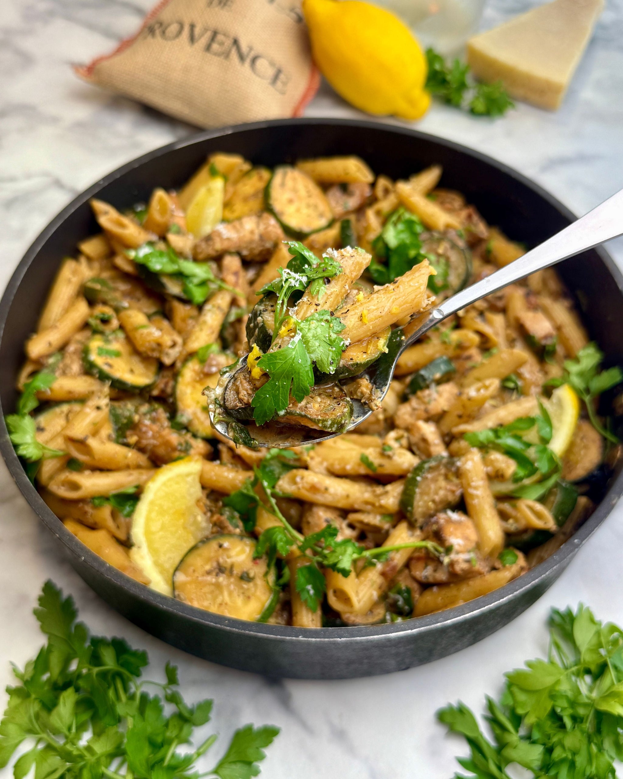 Lemon & Courgette Chicken Pasta