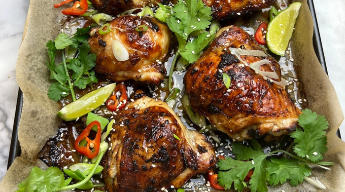 Teriyaki Chicken Traybake Recipe by Food Blogger Archer Kitchen