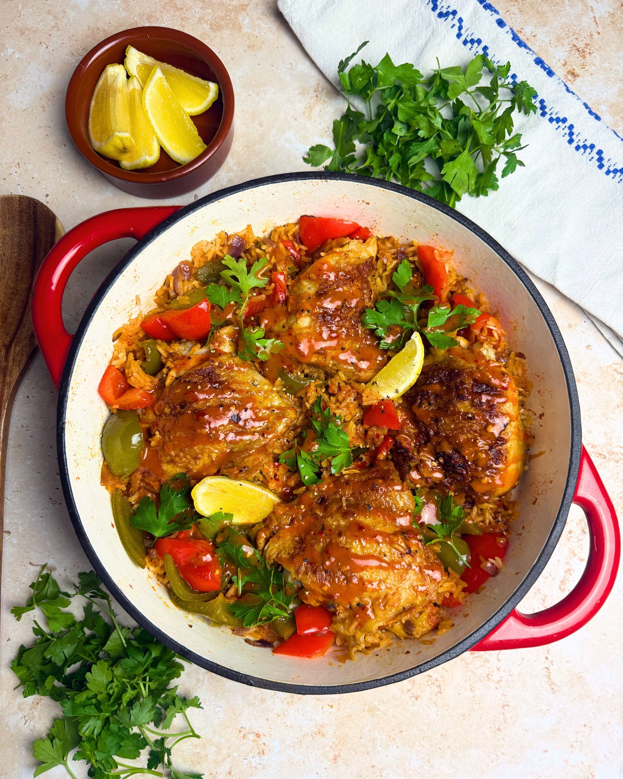 One Pan Peri Peri Chicken & Rice