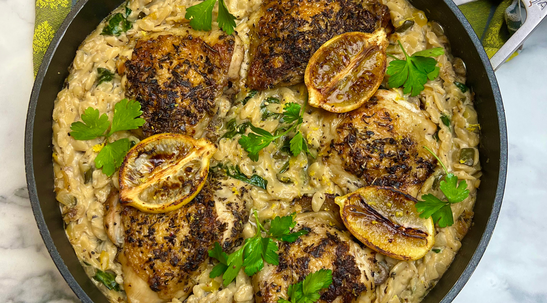 Archer Kitchen Lemon Orzo Chicken 