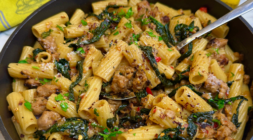 Creamy Sausage & Cavolo Nero Pasta  Archer Kitchen