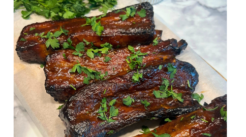 Slow Cooker Barbecue Ribs Recipe by Food Blogger Archer Kitchen