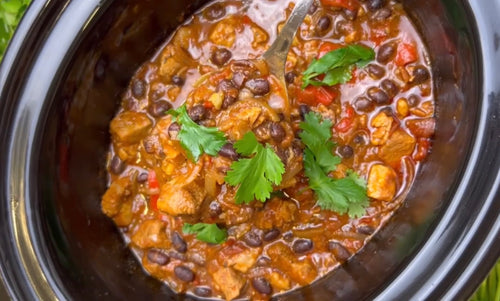 Slow Cooker Brazilian Pork Stew Recipe by Food Blogger Archer Kitchen