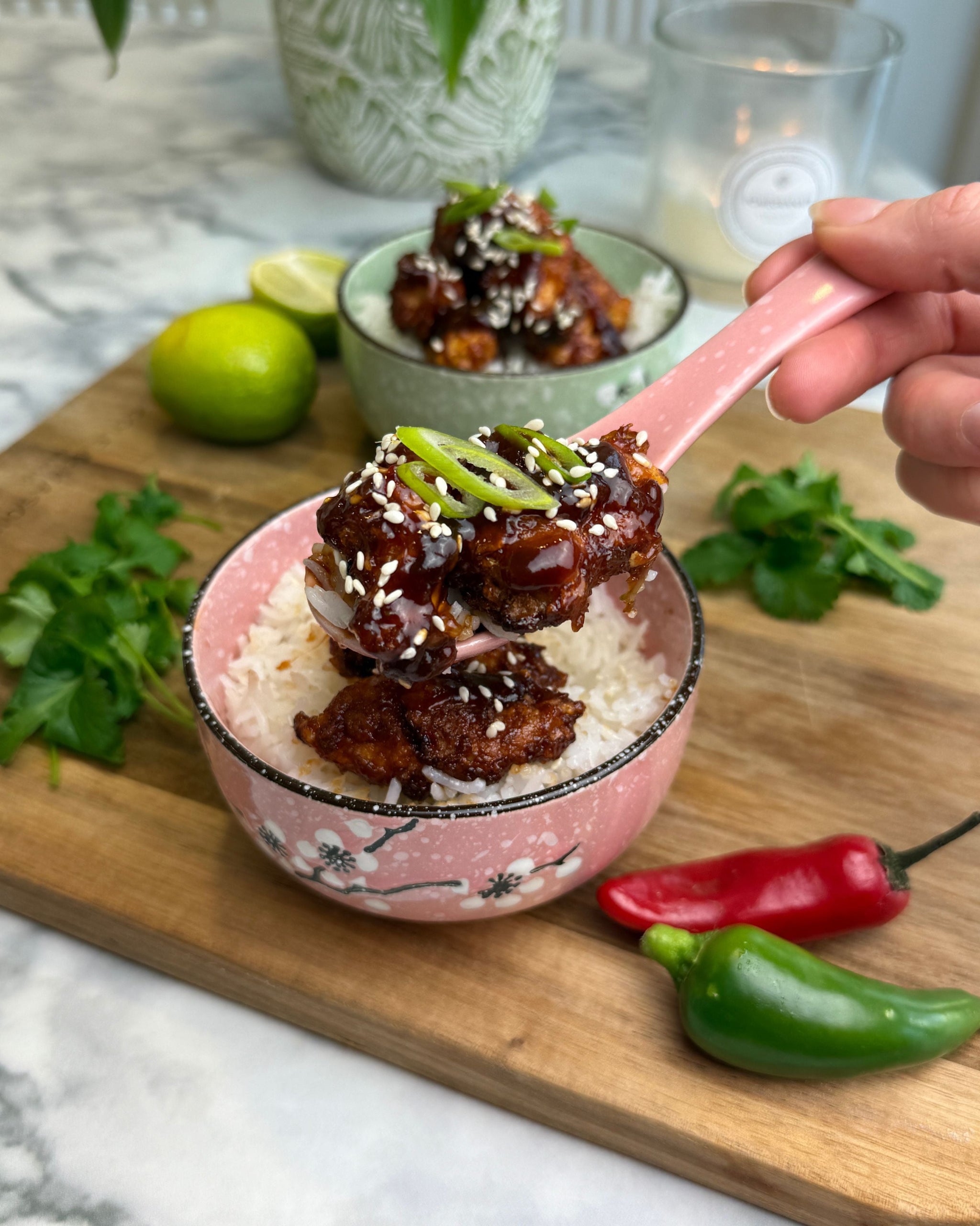 Crispy Honey Sesame Chicken