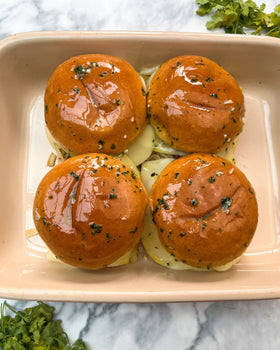 Cheesy Beef Brisket Sliders (Slow Cooker Club Exclusive)