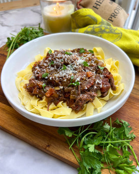 Slow Cooker Italian Beef Ragu