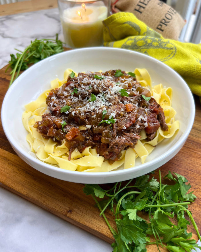 Slow Cooker Italian Beef Ragu