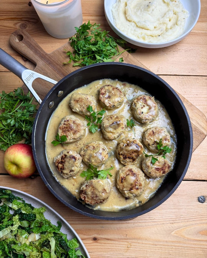 Juicy Pork and Apple Meatballs