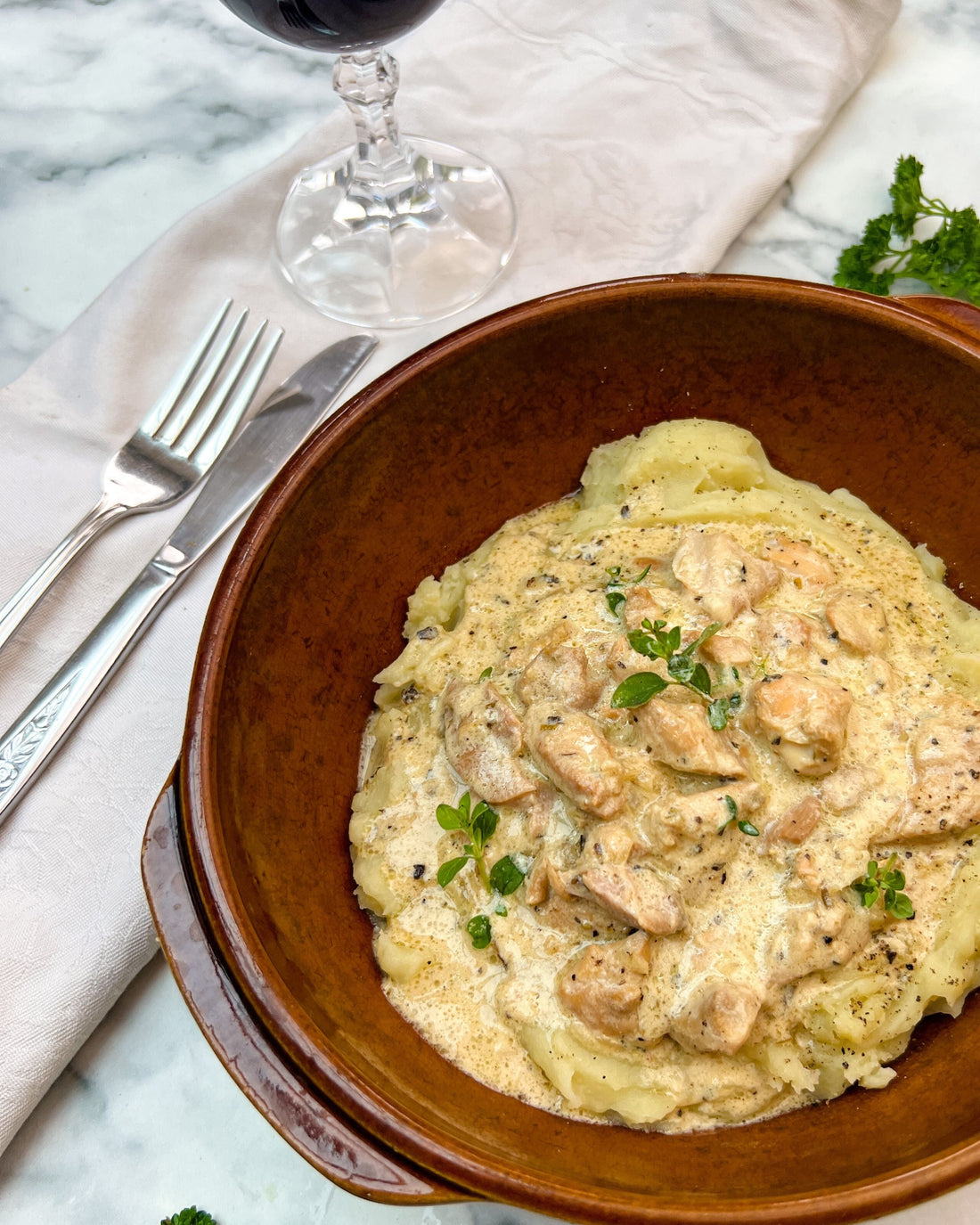 Slow Cooker Honey Mustard Chicken Recipe by Food Blogger Archer Kitchen