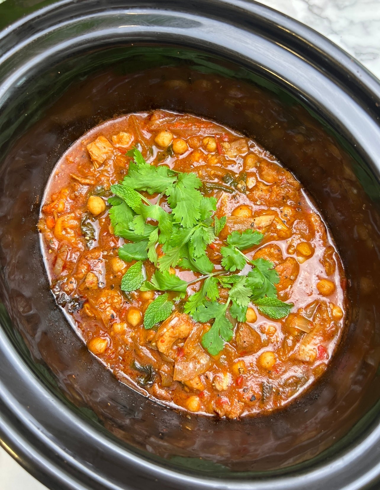 Slow Cooker Harissa Chicken Stew