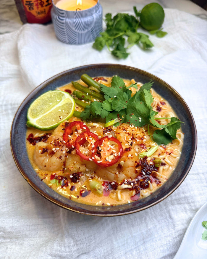 Thai Red Prawn Noodle Soup