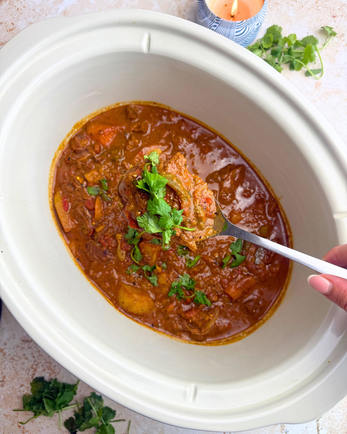 Slow Cooker South African Cape Malay Beef Curry