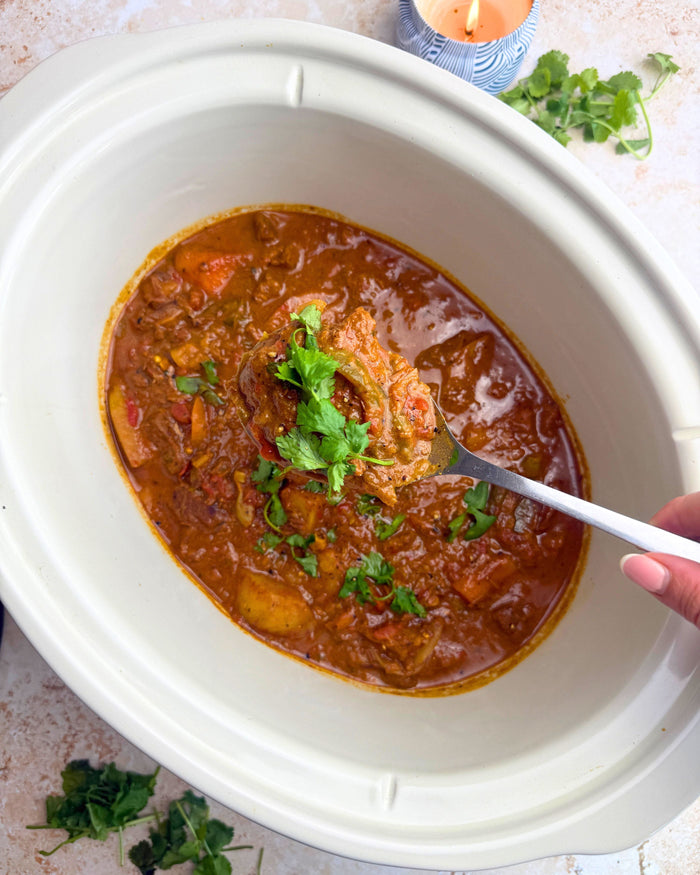 Slow Cooker South African Cape Malay Beef Curry