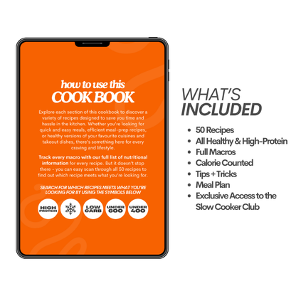 Ultimate Healthy HIGH-PROTEIN Slow Cooker Recipe Book